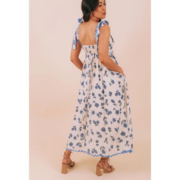 Sofie the Label Fields of Passion Midi Floral Dress Size Small - Picture 2 of 9